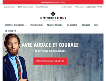 Tablet Screenshot of empreinte-moi.com